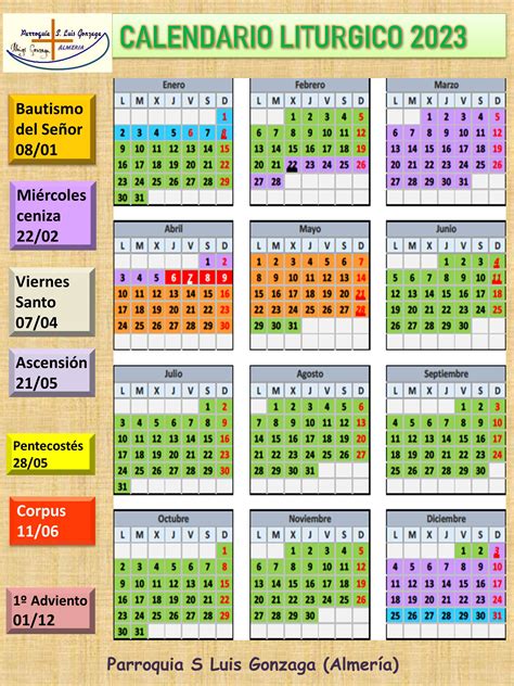 calendario litúrgico 2022 2023 pdf